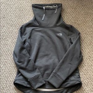 Charcoal Funnelneck North Face Sweatshirt